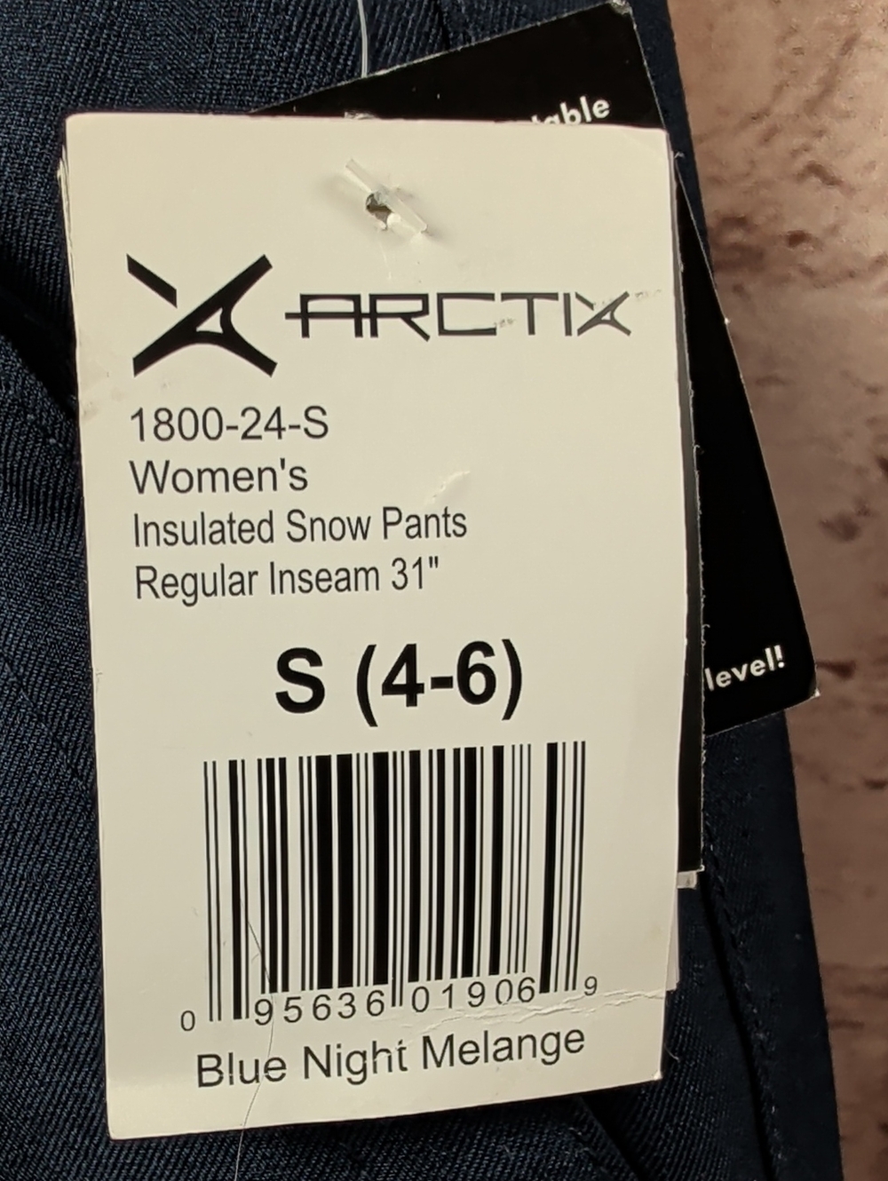 Arctix Women's Navy Insulated Snow Pants Small New Nwt - Picture 6 of 9